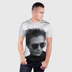 Мужская футболка 3D Slim Robert Pattinson - фото 2