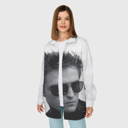 Женская рубашка oversize 3D Robert Pattinson - фото 2