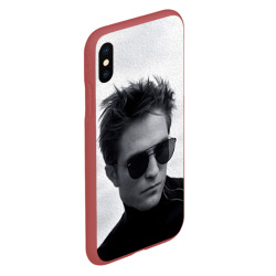 Чехол для iPhone XS Max матовый Robert Pattinson - фото 2