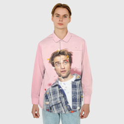 Мужская рубашка oversize 3D Robert Pattinson - фото 2