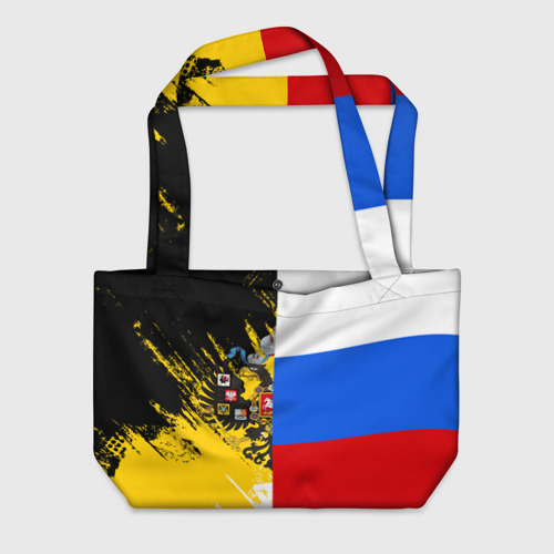 Пляжная сумка 3D Российский Имперский Флаг