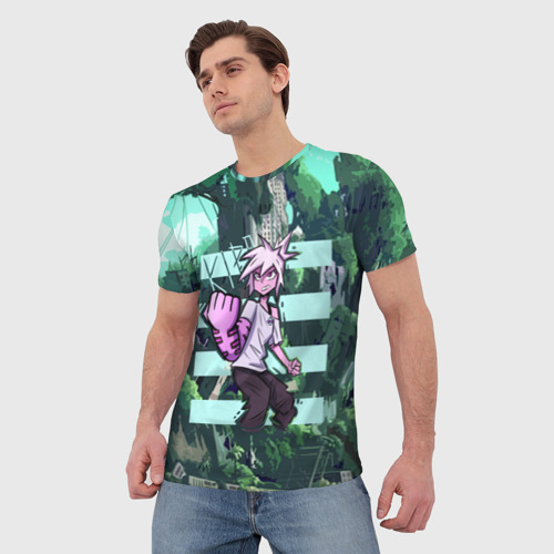 Мужская футболка 3D с принтом Кипо и Эра Чудесных Зверей, фото на моделе #1