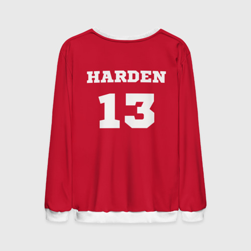 Мужской свитшот 3D с принтом James Harden Houston Rockets, вид сзади #1