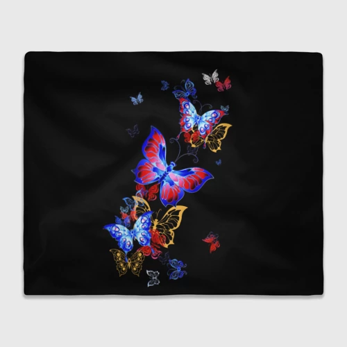 Плед 3D Поцелуй бабочек