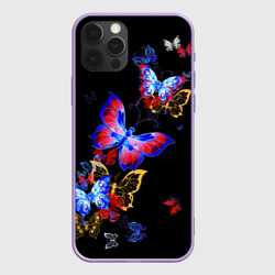 Чехол для iPhone 12 Pro Поцелуй бабочек