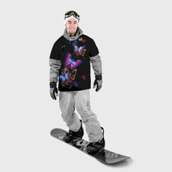 Накидка на куртку 3D Поцелуй бабочек - фото 2