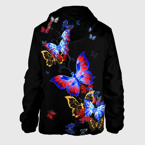 Мужская куртка 3D Поцелуй бабочек, цвет 3D печать - фото 2