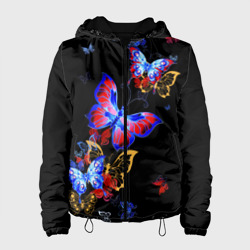 Женская куртка 3D Поцелуй бабочек