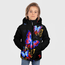 Зимняя куртка для мальчиков 3D Поцелуй бабочек - фото 2