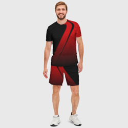Мужской костюм с шортами 3D Sport wear - фото 2