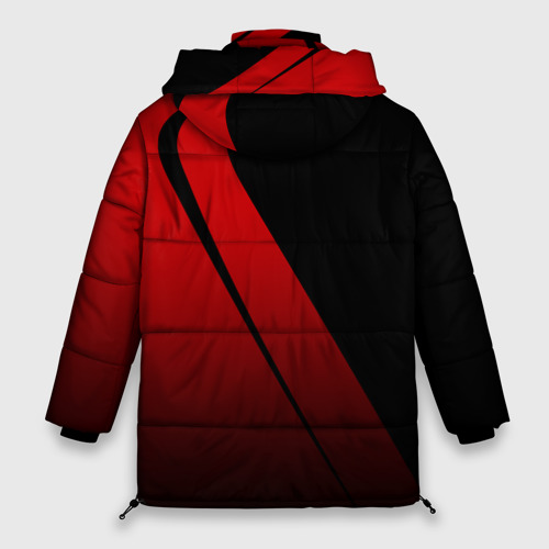 Женская зимняя куртка Oversize Sport wear, цвет красный - фото 2
