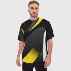 Мужская футболка oversize 3D Sport wear yellow - фото 2