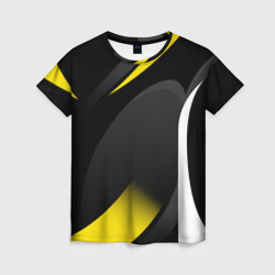 Женская футболка 3D Sport wear yellow