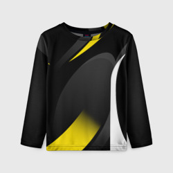 Детский лонгслив 3D Sport wear yellow