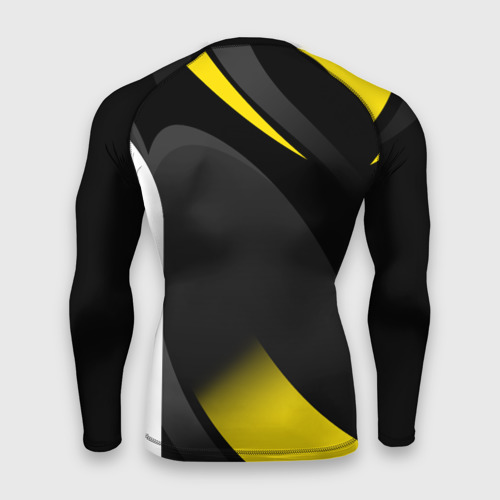 Мужской рашгард 3D Sport wear yellow, цвет 3D печать - фото 2