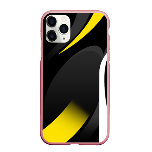 Чехол для iPhone 11 Pro Max матовый Sport wear yellow, цвет баблгам