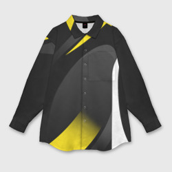 Мужская рубашка oversize 3D Sport wear yellow