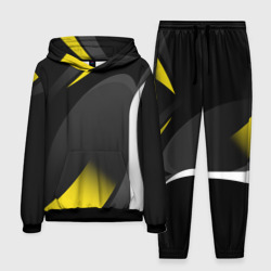 Мужской костюм с толстовкой 3D Sport wear yellow