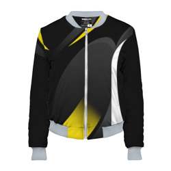 Женский бомбер 3D Sport wear yellow