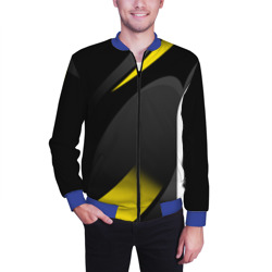 Мужской бомбер 3D Sport wear yellow - фото 2