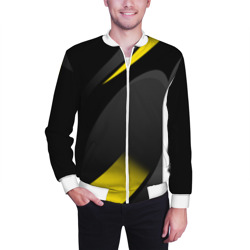 Мужской бомбер 3D Sport wear yellow - фото 2