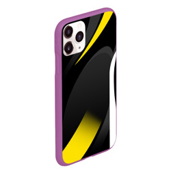 Чехол для iPhone 11 Pro Max матовый Sport wear yellow - фото 2