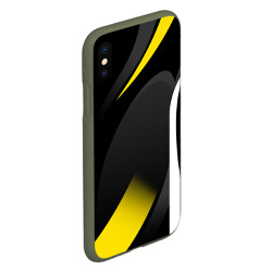 Чехол для iPhone XS Max матовый Sport wear yellow - фото 2