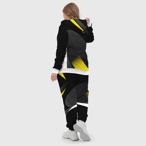 Женский костюм 3D Sport wear yellow, цвет белый - фото 6