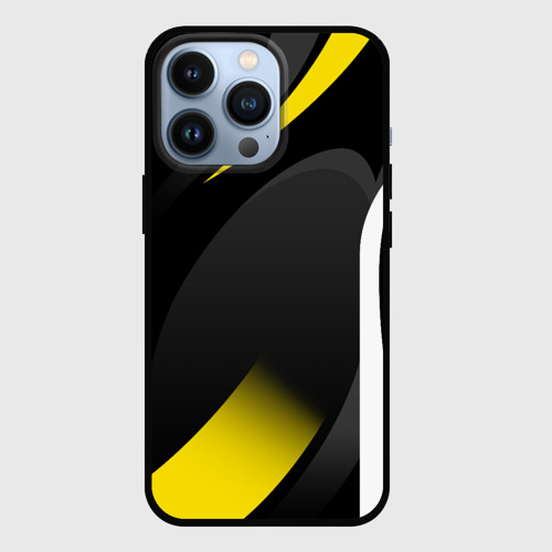 Чехол для iPhone 13 Pro с принтом Sport wear yellow, вид спереди #2