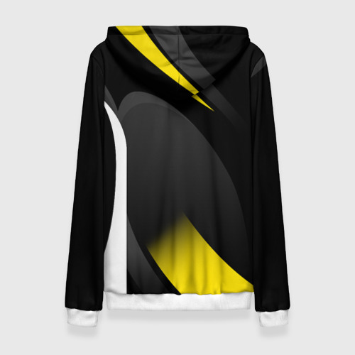 Женская толстовка 3D Sport wear yellow, цвет 3D печать - фото 2