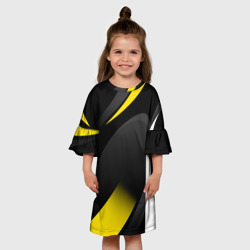Детское платье 3D Sport wear yellow - фото 2