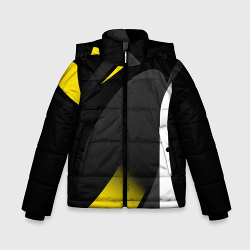 Зимняя куртка для мальчиков 3D Sport wear yellow, цвет красный