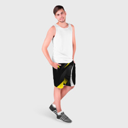 Мужские шорты 3D Sport wear yellow - фото 2