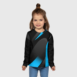 Детский лонгслив 3D Sport wear blue - фото 2