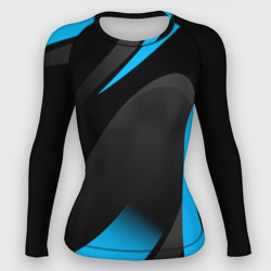 Женский рашгард 3D Sport wear blue