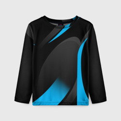 Детский лонгслив 3D Sport wear blue