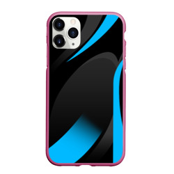 Чехол для iPhone 11 Pro матовый Sport wear blue