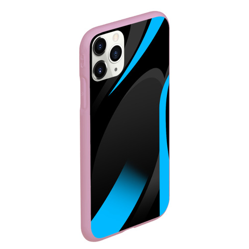 Чехол для iPhone 11 Pro Max матовый Sport wear blue, цвет розовый - фото 3