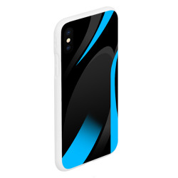 Чехол для iPhone XS Max матовый Sport wear blue - фото 2