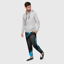 Мужские брюки 3D Sport wear blue - фото 2