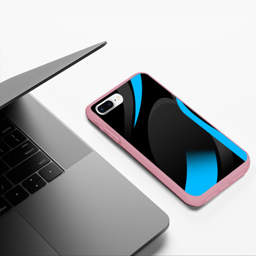 Чехол для iPhone 7Plus/8 Plus матовый с принтом SPORT WEAR BLUE, фото #5