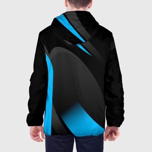 Мужская куртка 3D Sport wear blue, цвет 3D печать - фото 5