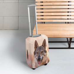 Чехол для чемодана 3D Красивый Волк - фото 2