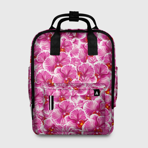 Женский рюкзак 3D Розовые орхидеи