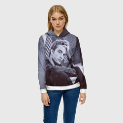 Женская толстовка 3D Роберт Паттинсон - фото 2