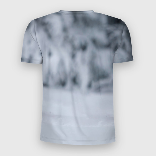Мужская футболка 3D Slim Рысь, цвет 3D печать - фото 2