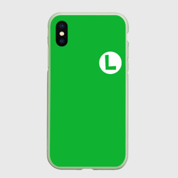 Чехол для iPhone XS Max матовый Луиджи
