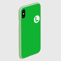 Чехол для iPhone XS Max матовый Луиджи - фото 2