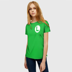 Женская футболка 3D Луиджи - фото 2