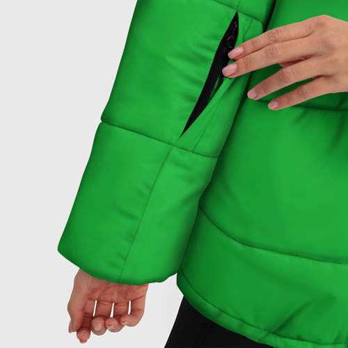 Женская зимняя куртка Oversize Луиджи, цвет черный - фото 6